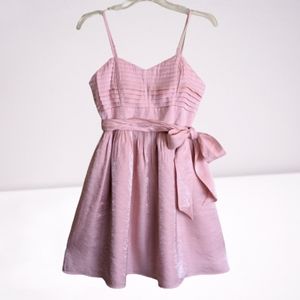 Candie's Y2K Dress Blush Pink Iridescent Sweetheart Thin Straps Barbie Core